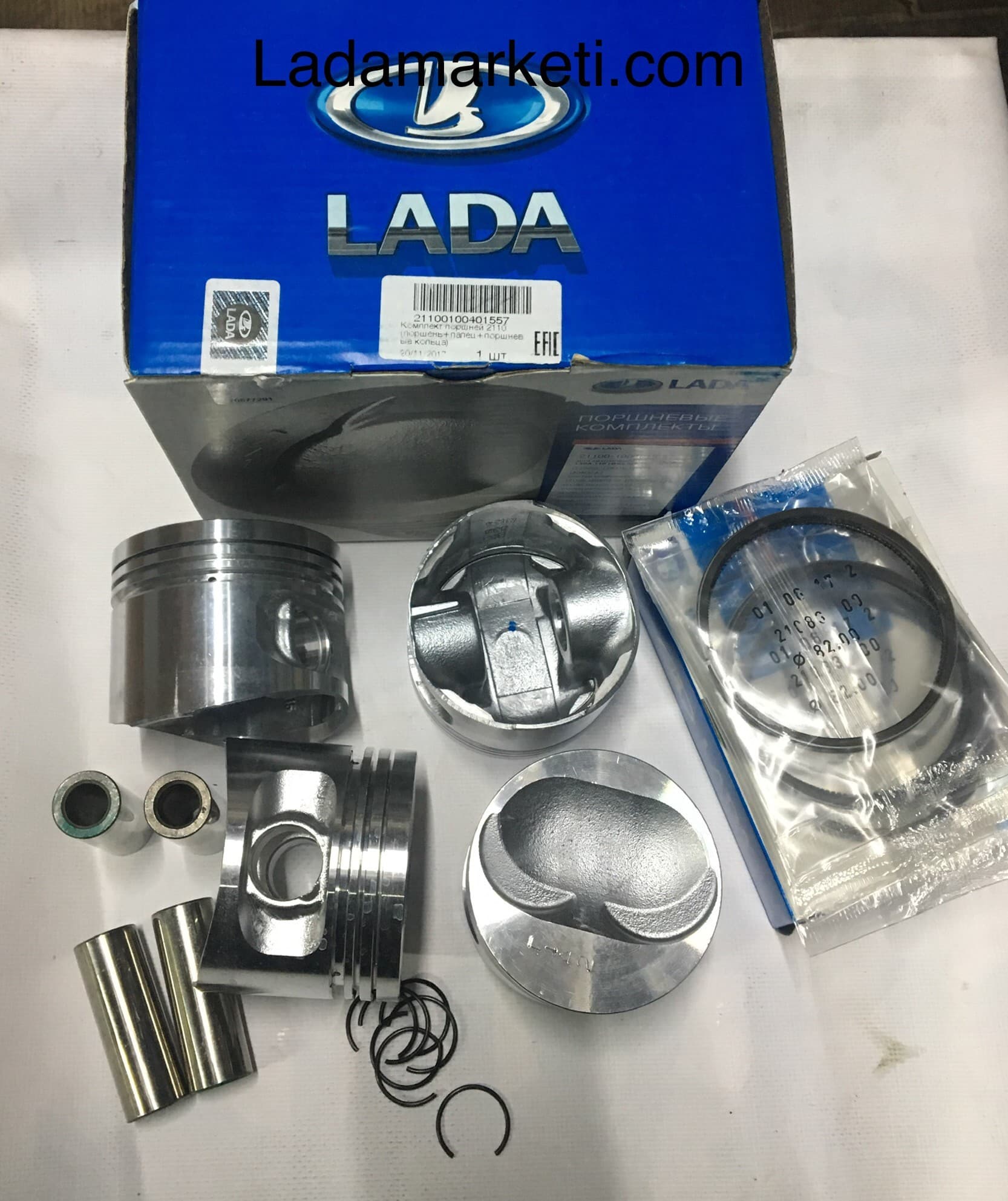 Lada Samara Motor Piston+Segman+Pim Takımı, Standart, 82.00 STD